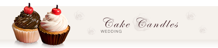 Cake Candle Wedding Favors