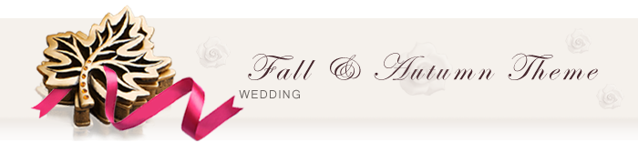 Fall & Autumn Wedding Favors