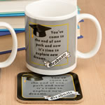 Grad mug & Coaster set - 2 assorted styles from gifts by Fashioncraft&reg;