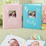 Blue and Pink baby brag books from Gifts by Fashioncraft&reg;